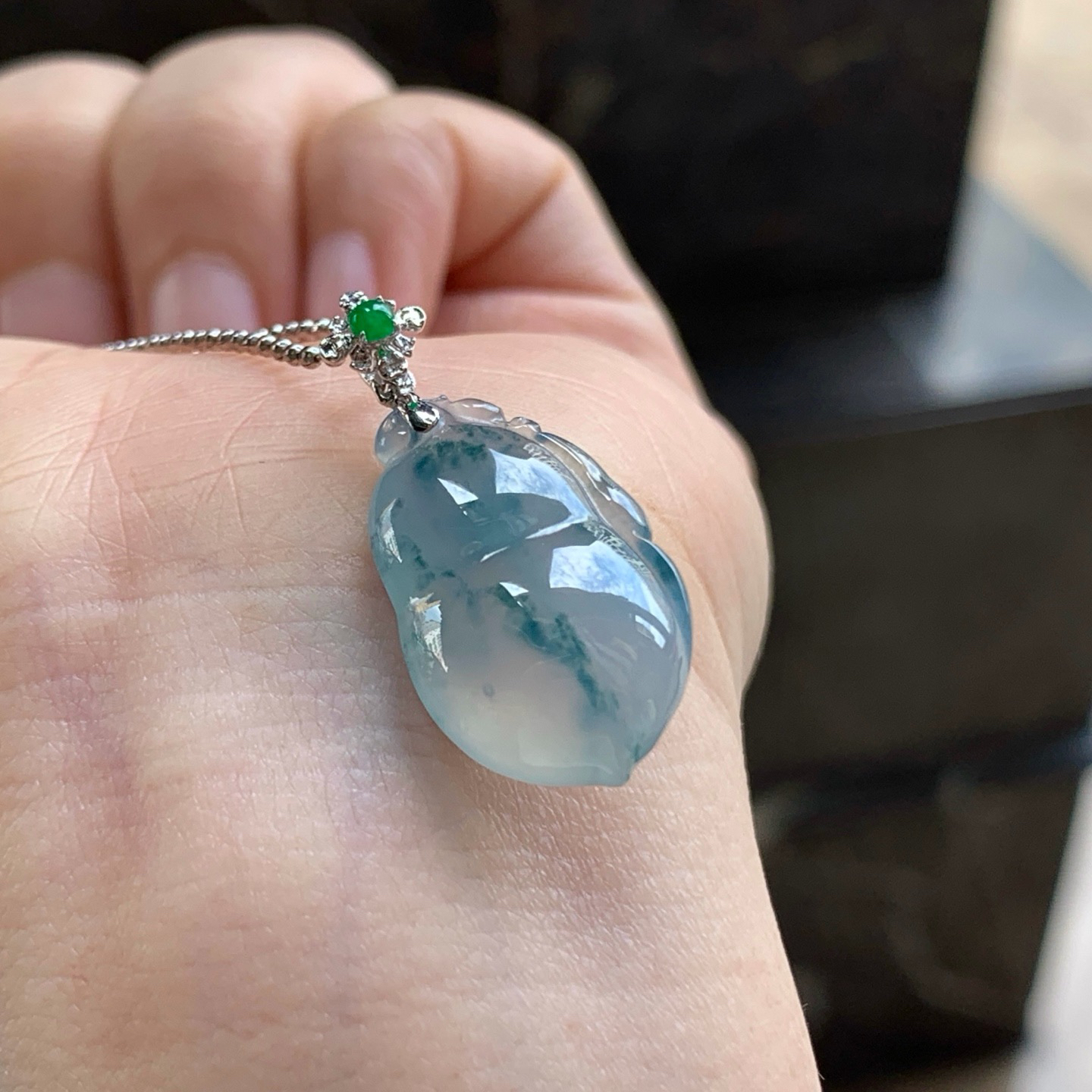 金扣蓝花福瓜^_^