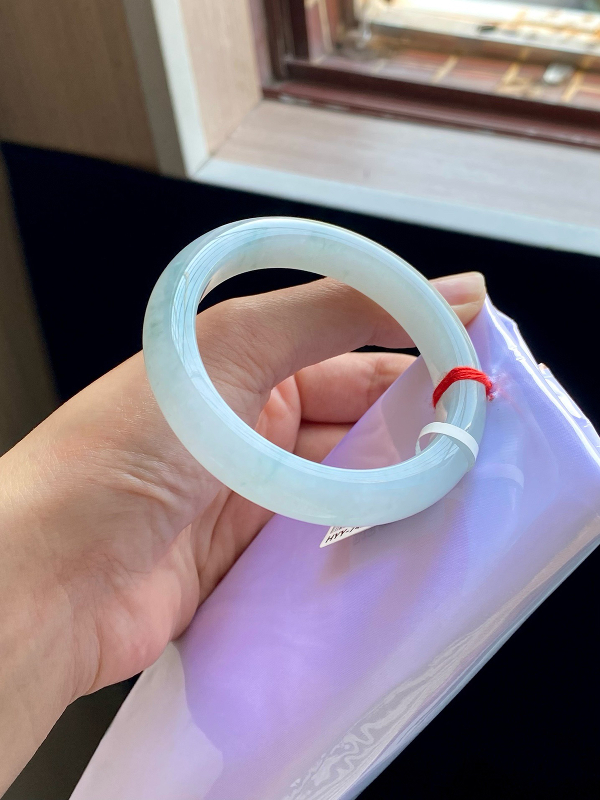 小圈口白冰飘花泥鳅背窄条正圈成品（完美）
⭕️53.4-11-9