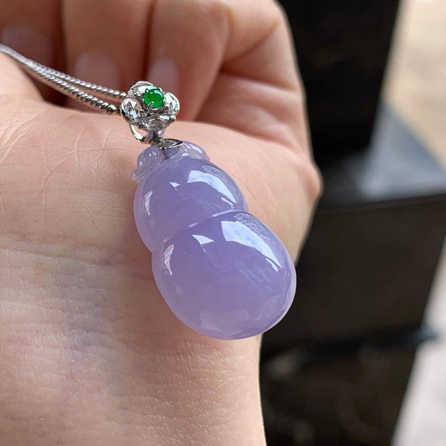 金钻镶嵌紫罗兰葫芦^_^鲜艳 饱满 立体