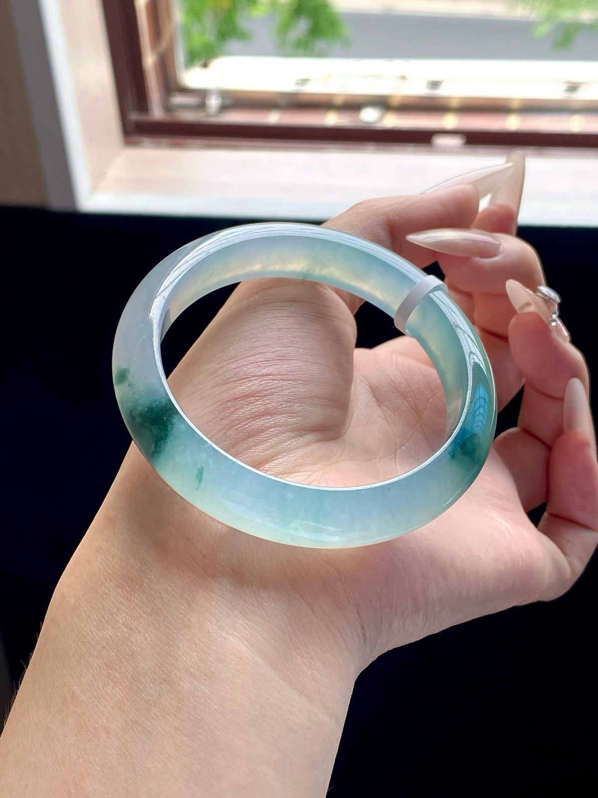 冰蓝飘花正圈成品（完美）
⭕️56.7-12-8.3
