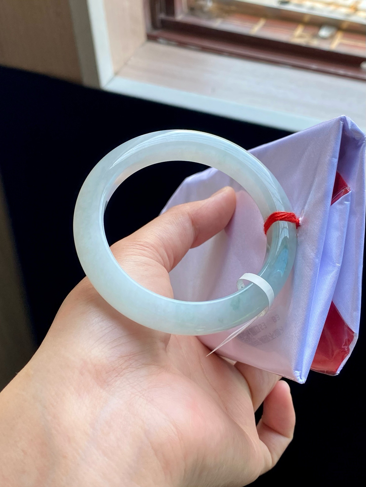 小圈口白冰飘花泥鳅背窄条正圈成品（完美）
⭕️53.4-11-9