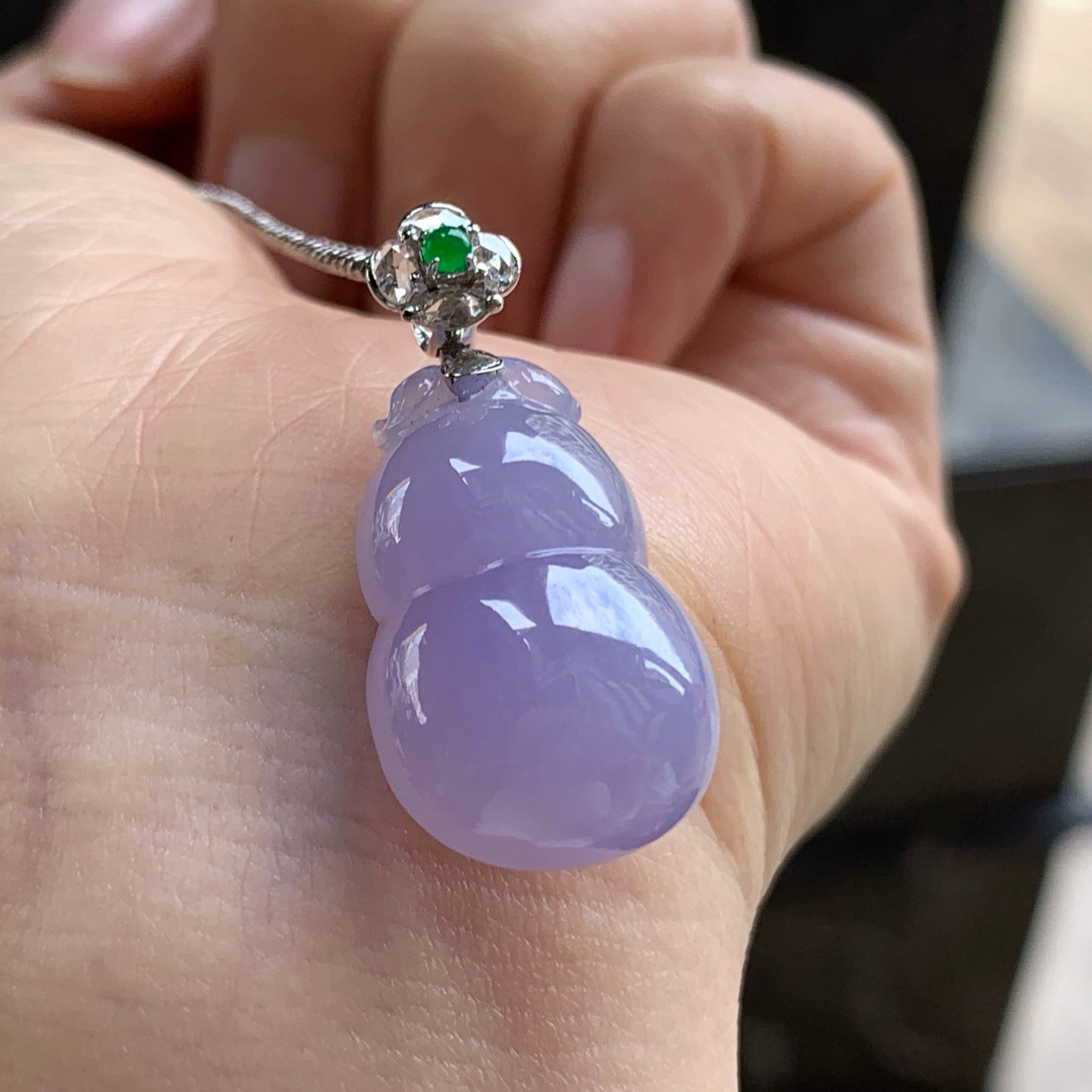 金钻镶嵌紫罗兰葫芦^_^鲜艳 饱满 立体