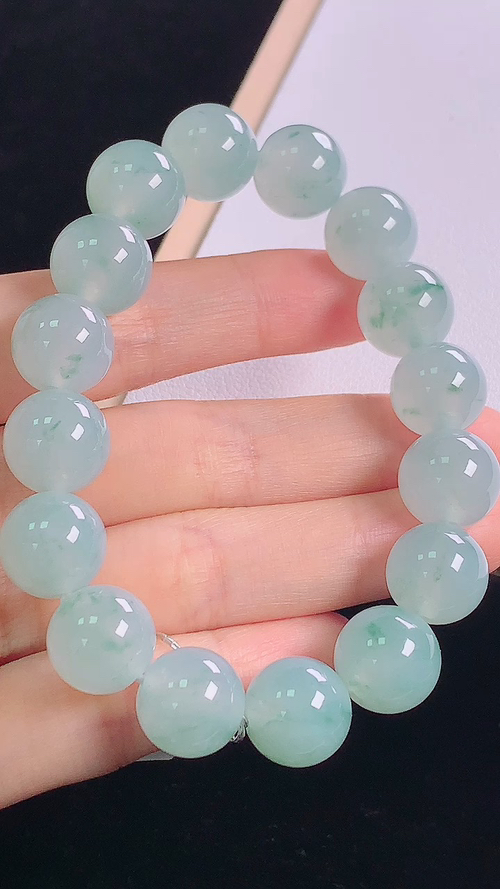️冰飘花手链，，尺寸:12.3-12.3mm 8