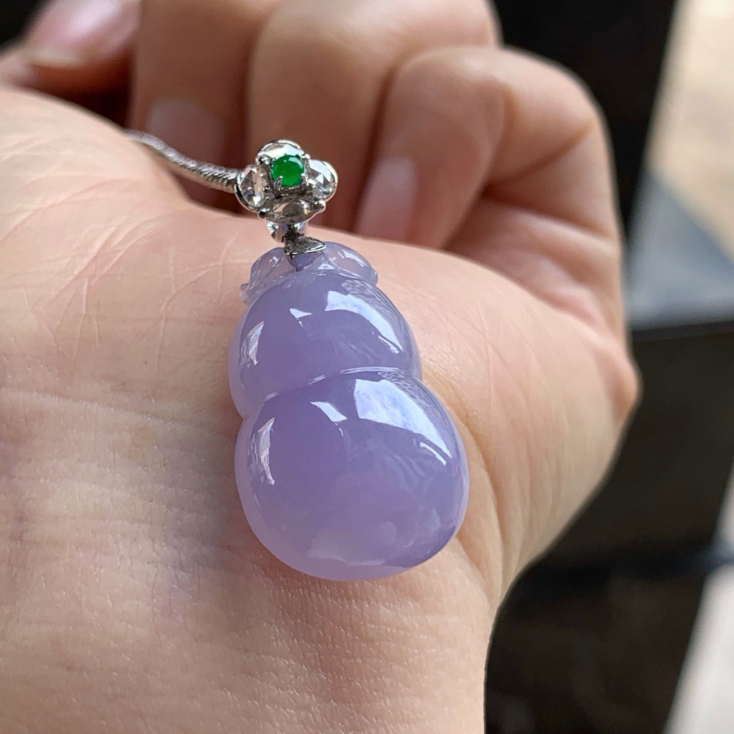 金钻镶嵌紫罗兰葫芦^_^鲜艳 饱满 立体