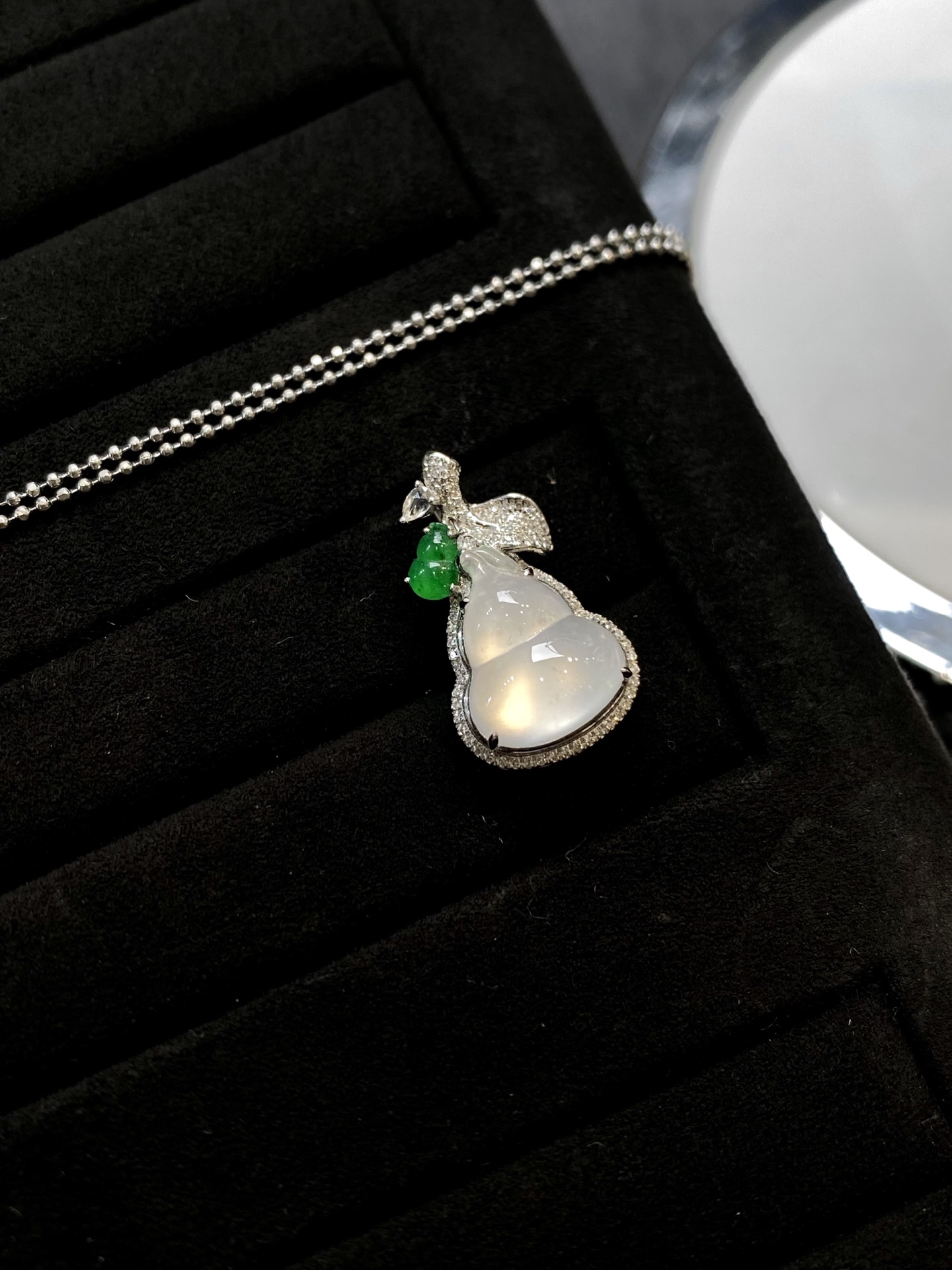 福利（不议） 高冰炸光葫芦吊坠·金 整·23.3-13.4-9.6mm 裸·14-11.1-4.7mm