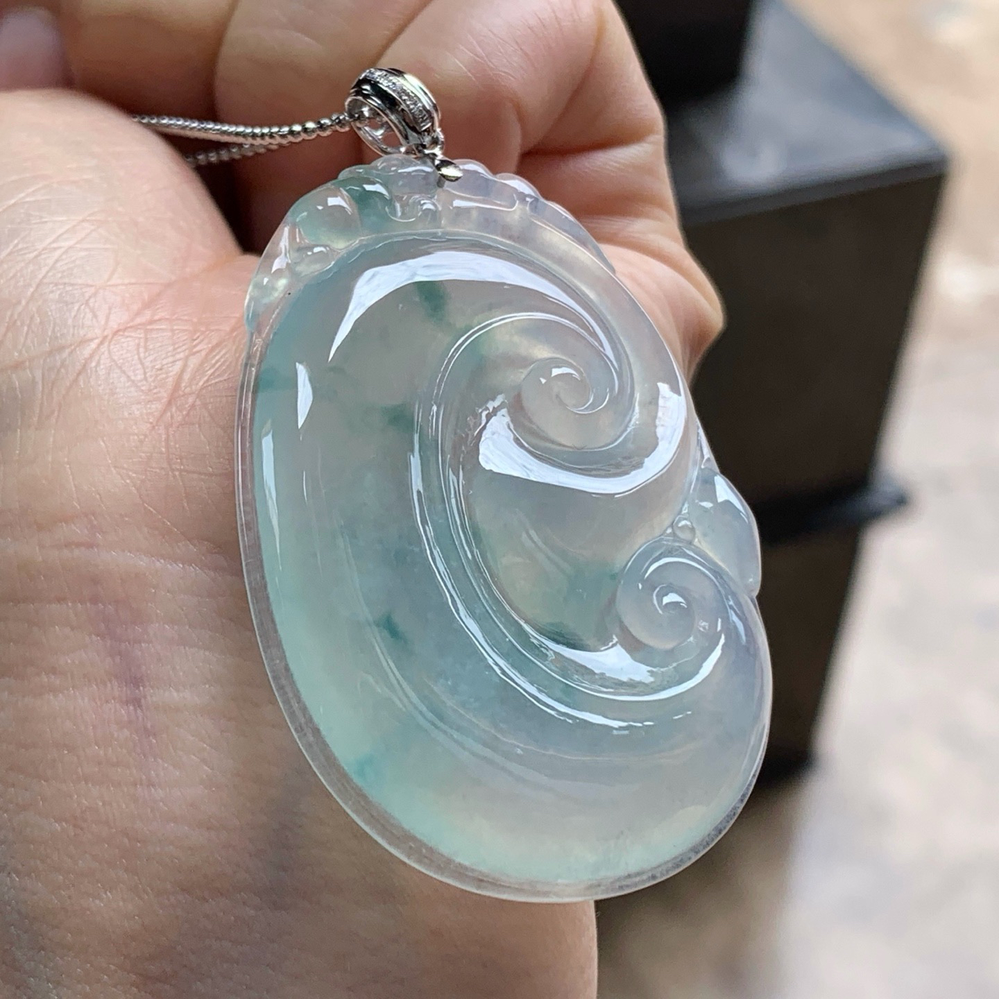 金扣飘花如意^_^水润