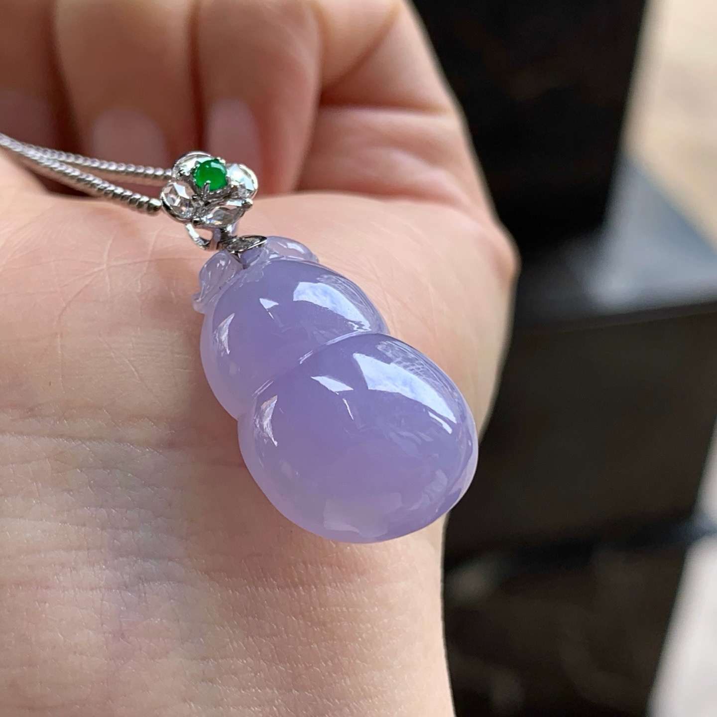 金钻镶嵌紫罗兰葫芦^_^鲜艳 饱满 立体