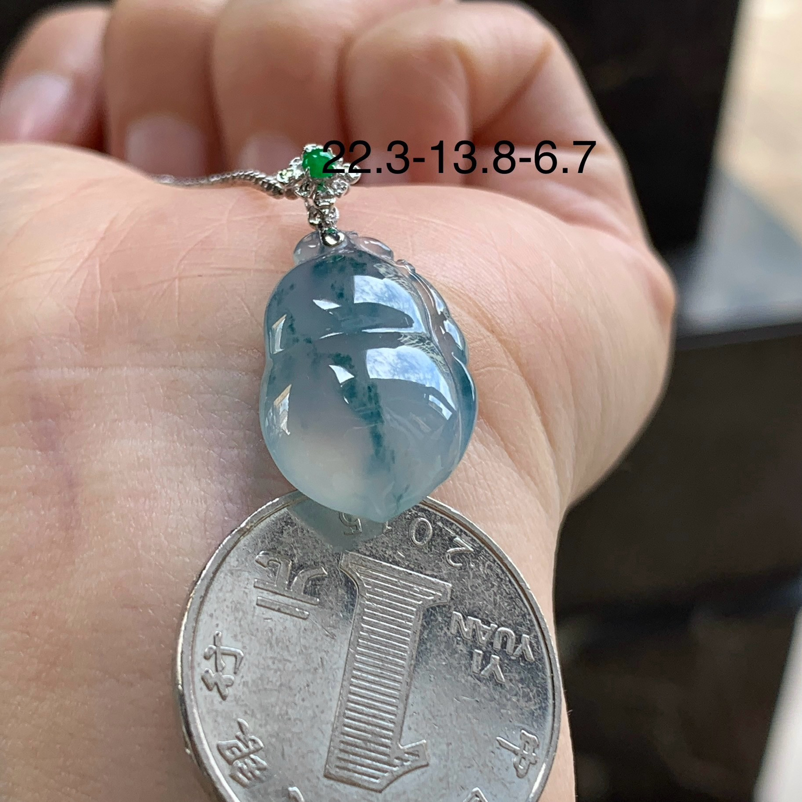 金扣蓝花福瓜^_^