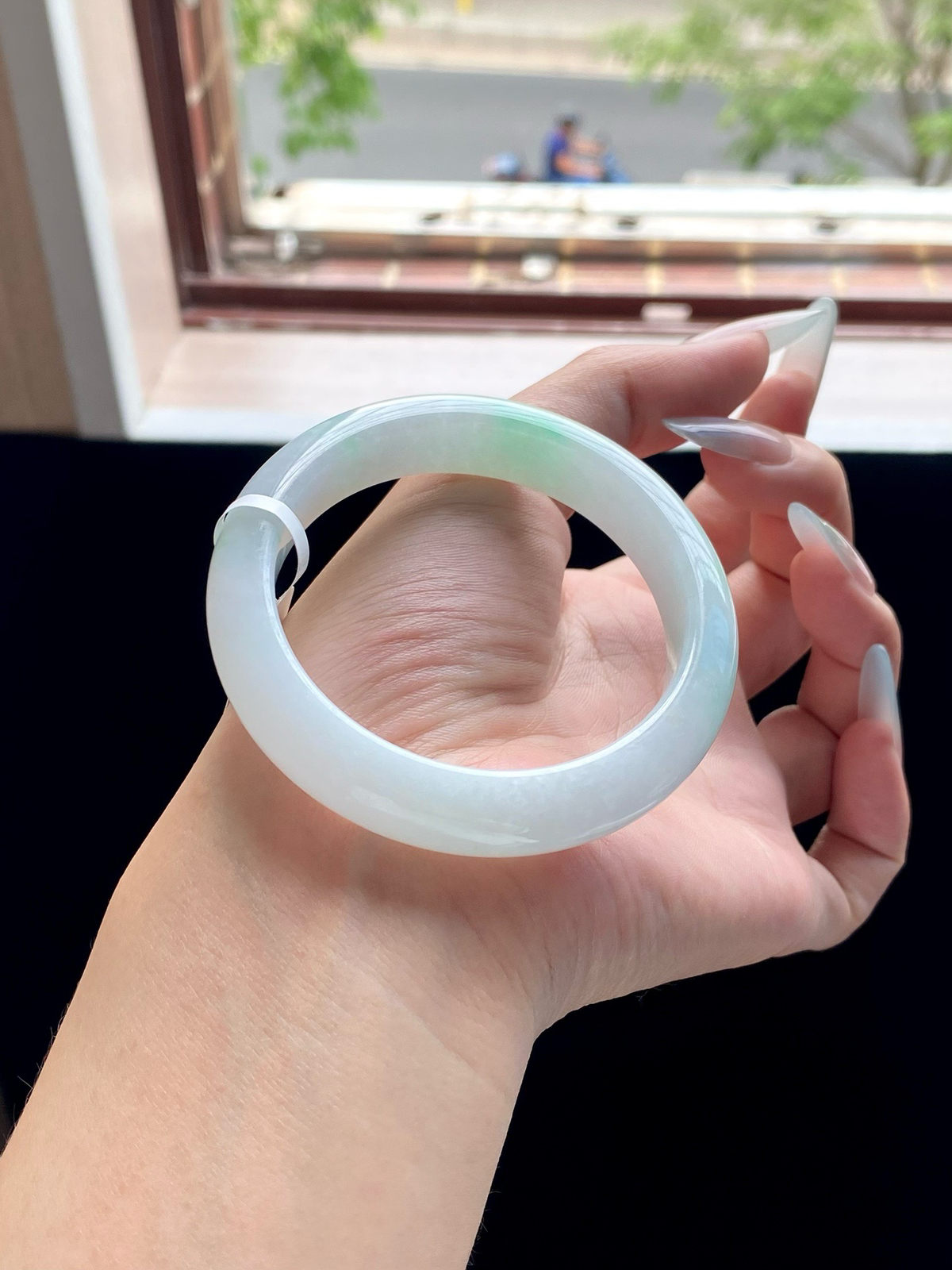 小圈口白底青正圈成品（小细纹不扣）
⭕️53-12-8.2