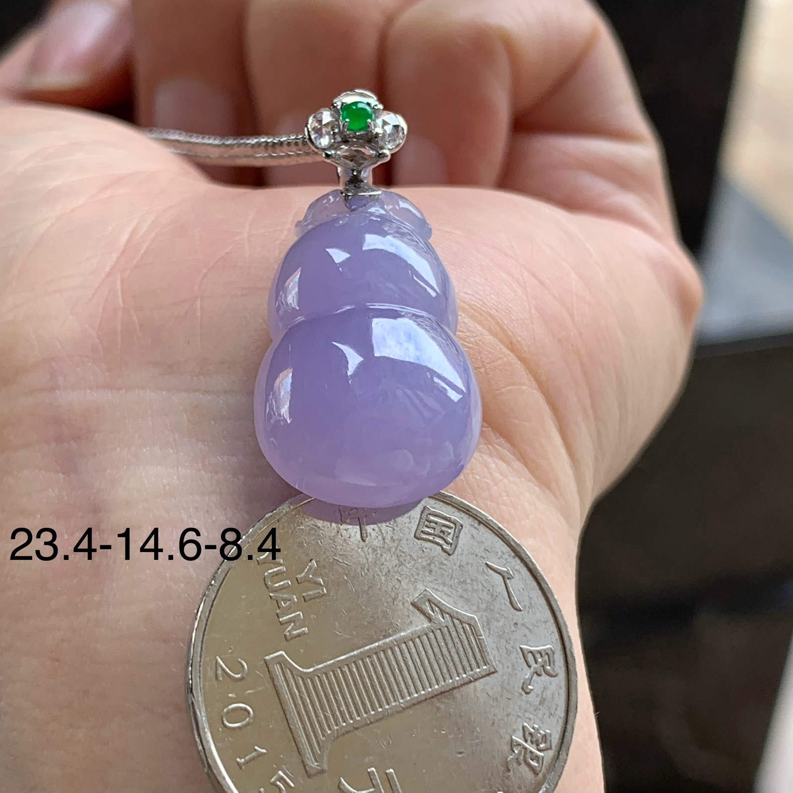 金钻镶嵌紫罗兰葫芦^_^鲜艳 饱满 立体