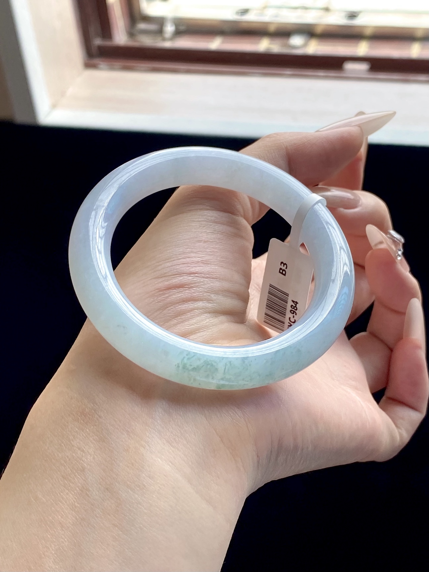 小圈口冰飘花圆条成品（无裂） HYC-984 ⭕️53-10-10.3