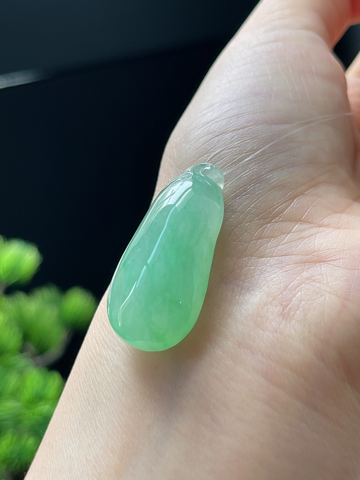 翡翠冰糯绿色福瓜