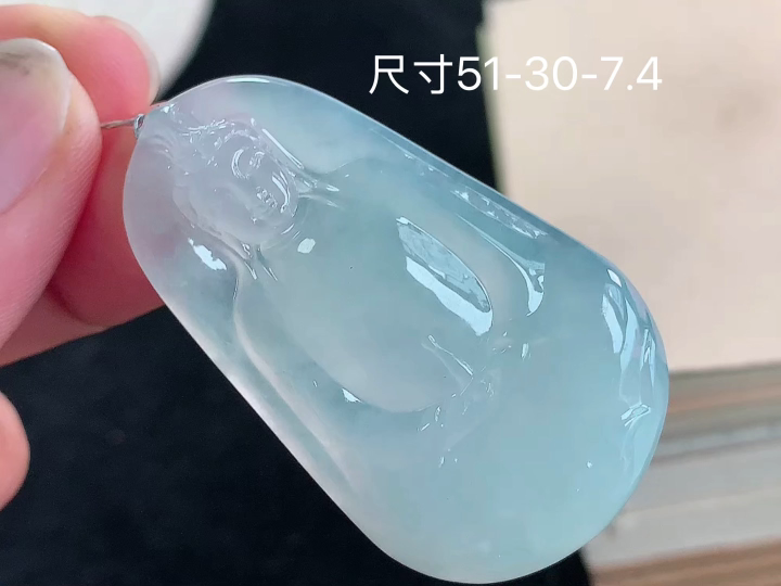 ️ 冰种观音 老坑冰透 种老水足 水润光泽 性比高 无裂, 尺寸看图