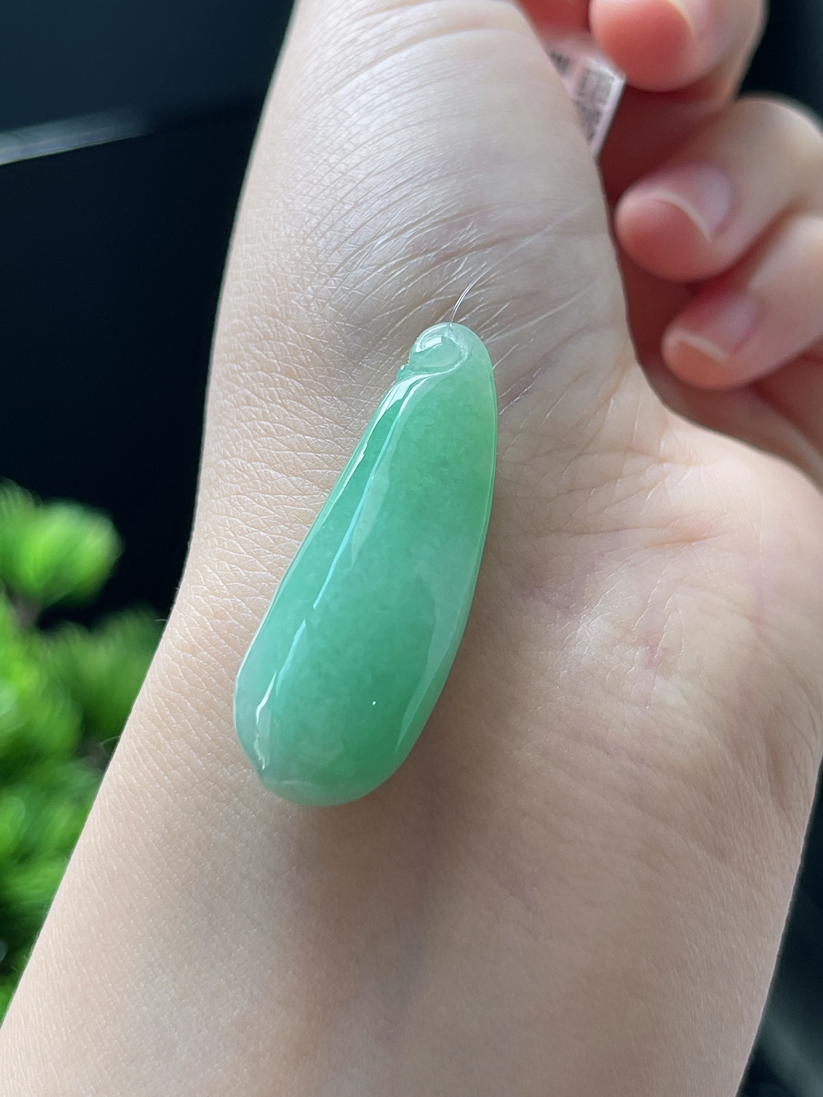 翡翠糯化绿色福瓜