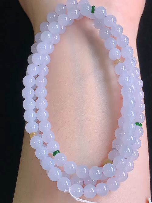  冰淡紫转运珠链，，尺寸5.8mm №;y124430   9
