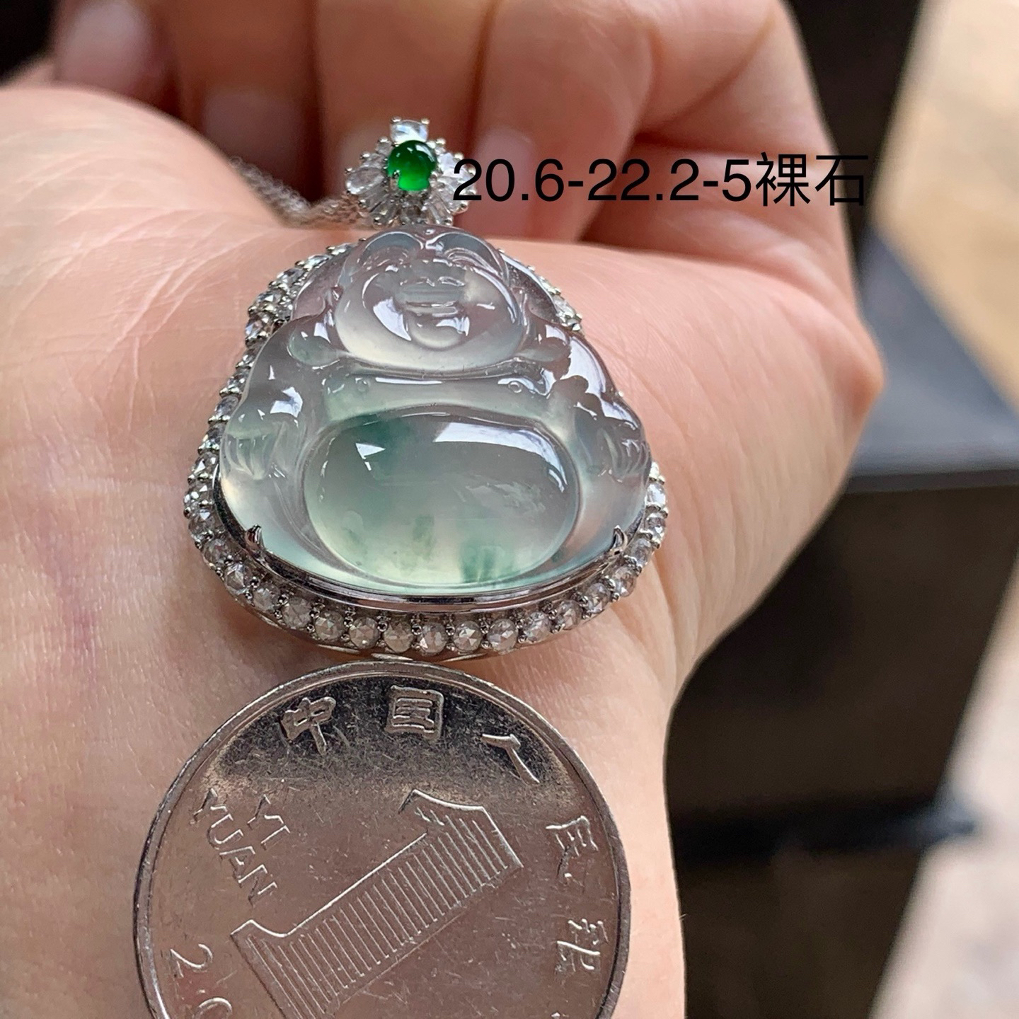 金镶嵌冰飘花佛公^_^冰透