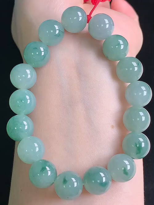  冰飘转运珠手链，，尺寸12.2mm №;y1378   9b