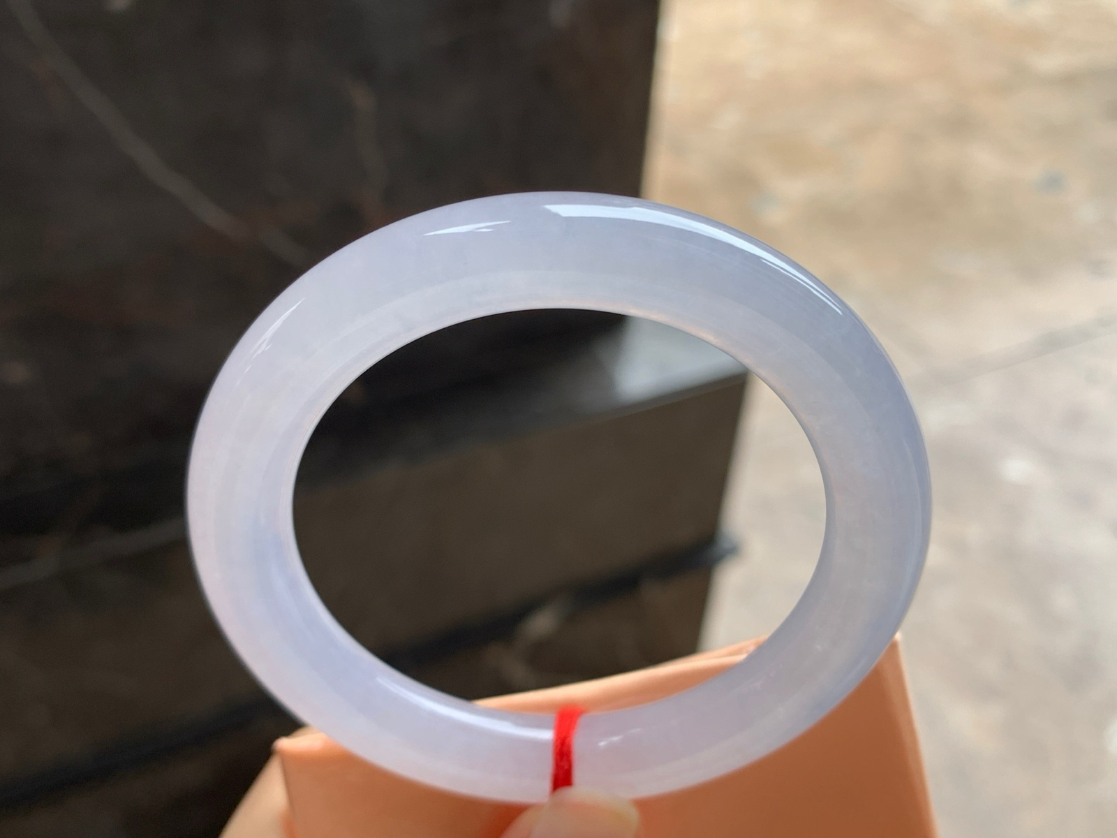 54-9.8

冰粉紫圆条手镯^_^水润冰透