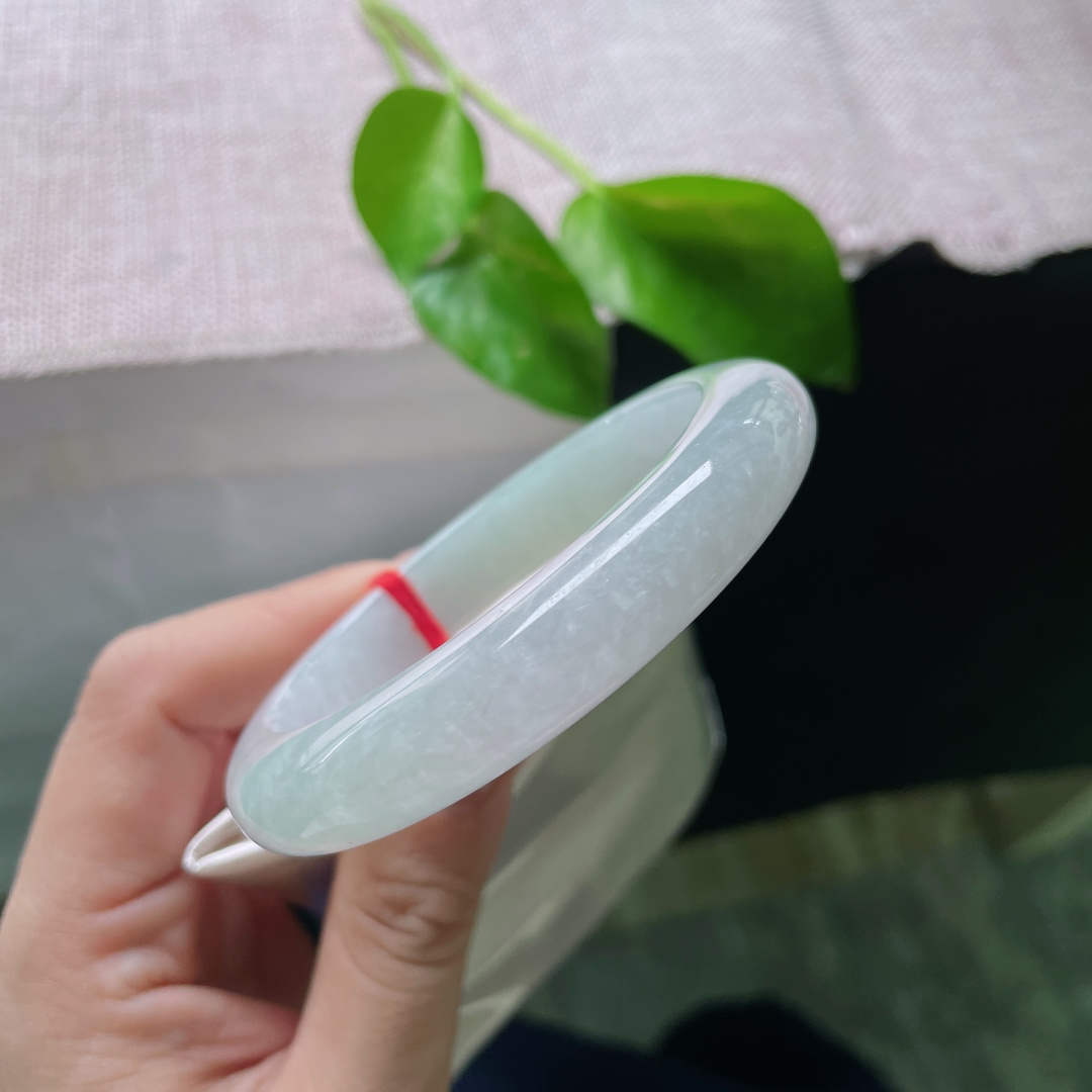 57/11.6/9.1，淡紫淡绿正圈，水润，清秀迷人，淡雅倾心，种老，有纹，ss50061a