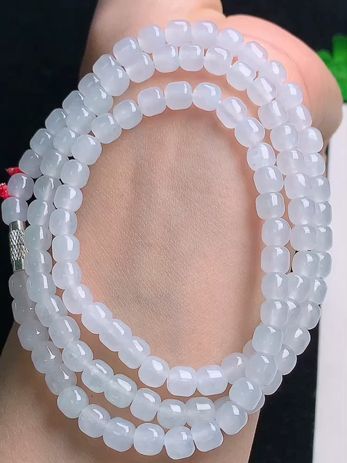 冰种路路通珠链，，尺寸：6.0/5.6mm，颗数：108，№;y11577   09