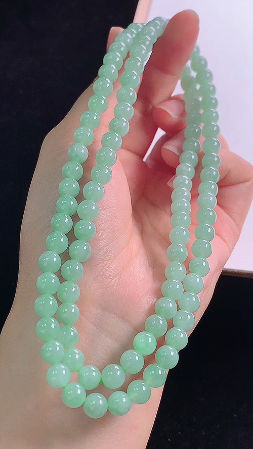 冰晴项链，，尺寸:6.5-6.5mm 10