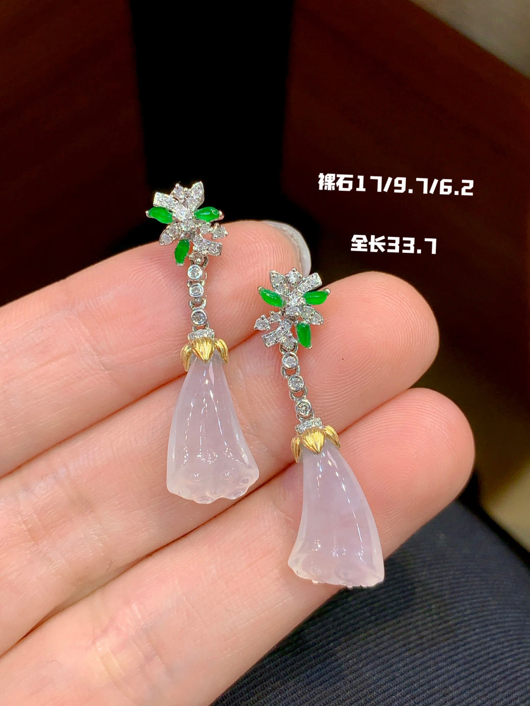 ️莲蓬蓬耳钉 水润清爽，17-9.7-6.2
