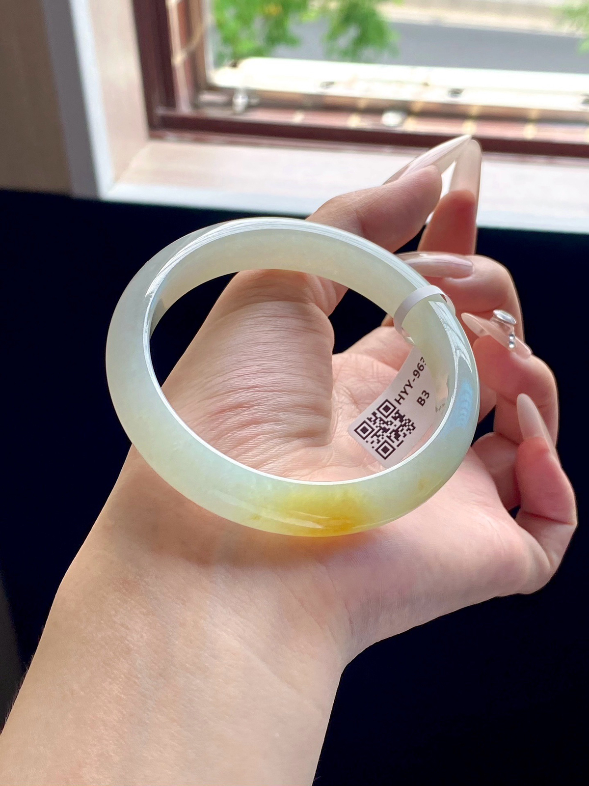 大圈口冰黄翡正圈成品
⭕️59.7-11.8-7.8