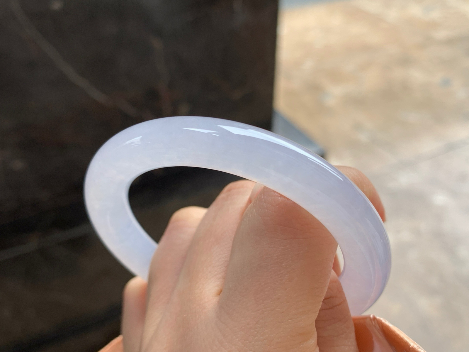 54-9.8

冰粉紫圆条手镯^_^水润冰透