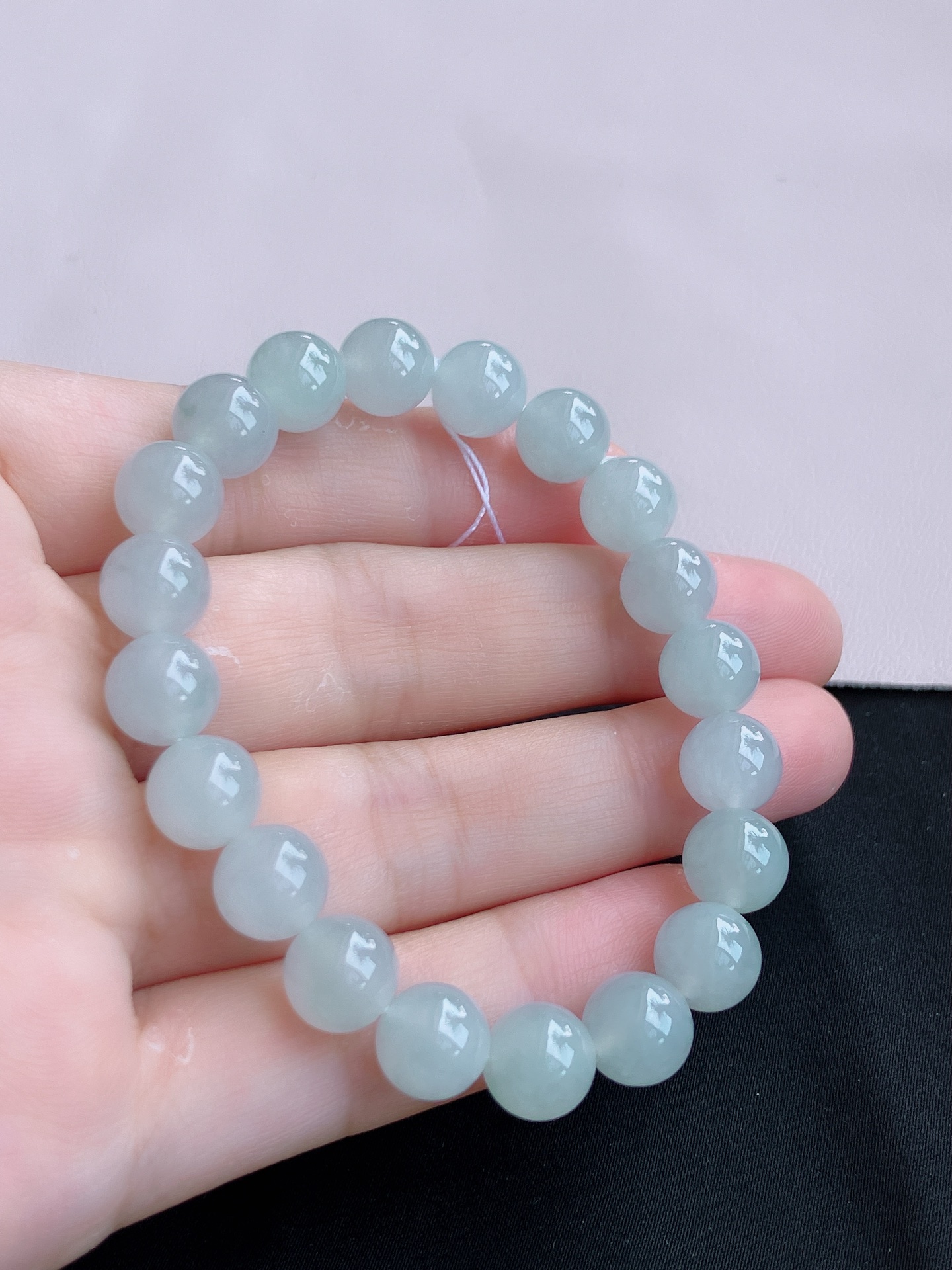 ️底色手串，晶莹剔透，尺寸9
