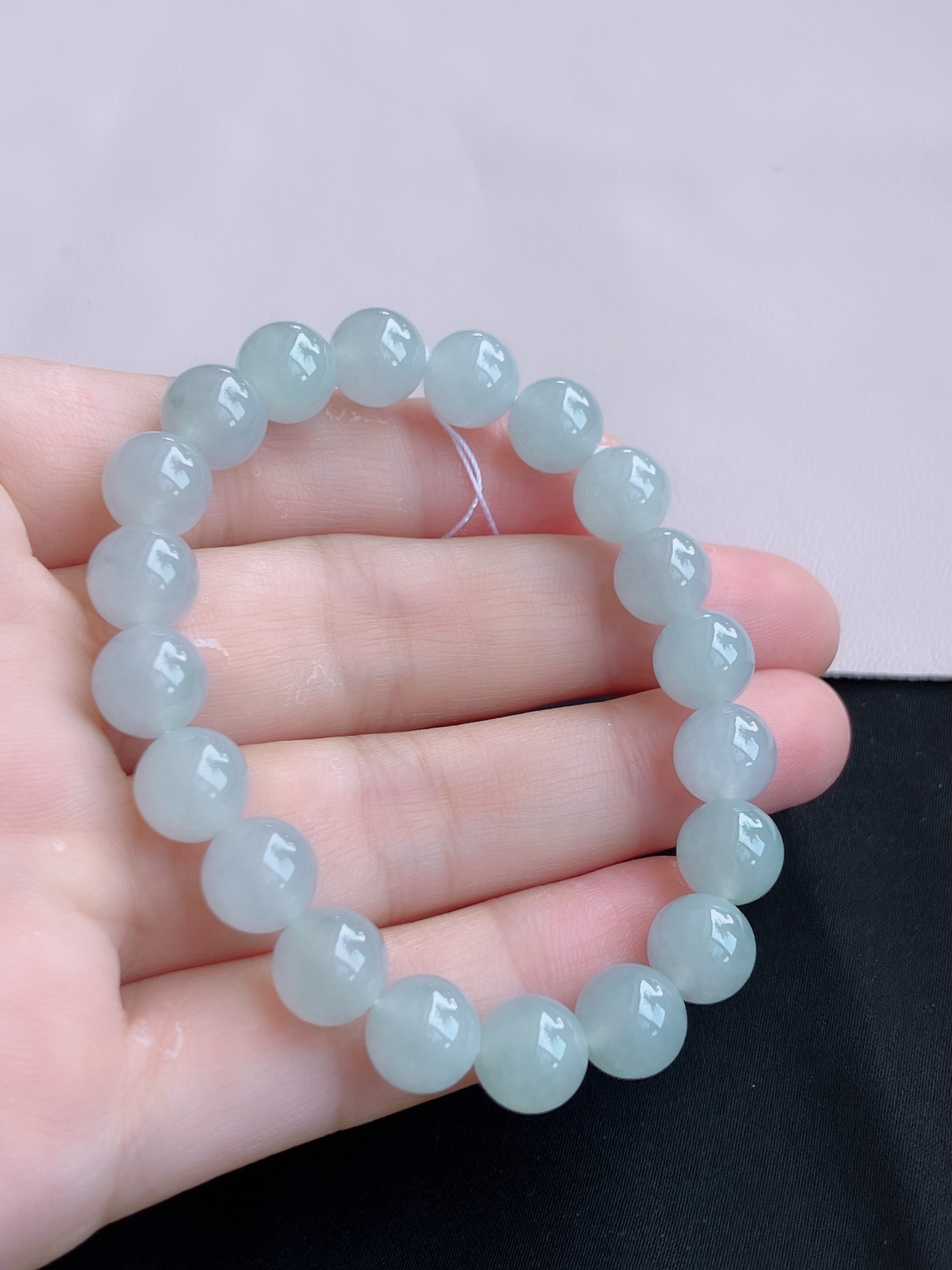 ️底色手串，晶莹剔透，尺寸9