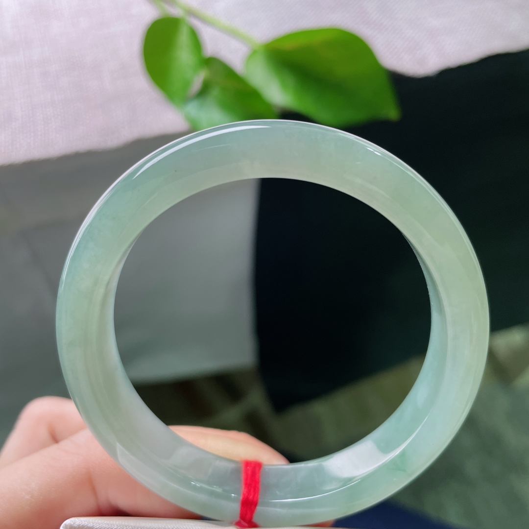 55.1/12.1/8，冰晴底正圈，晶莹玉润，种老，怀瑾握瑜，玉洁冰清，无裂，ss52956a
