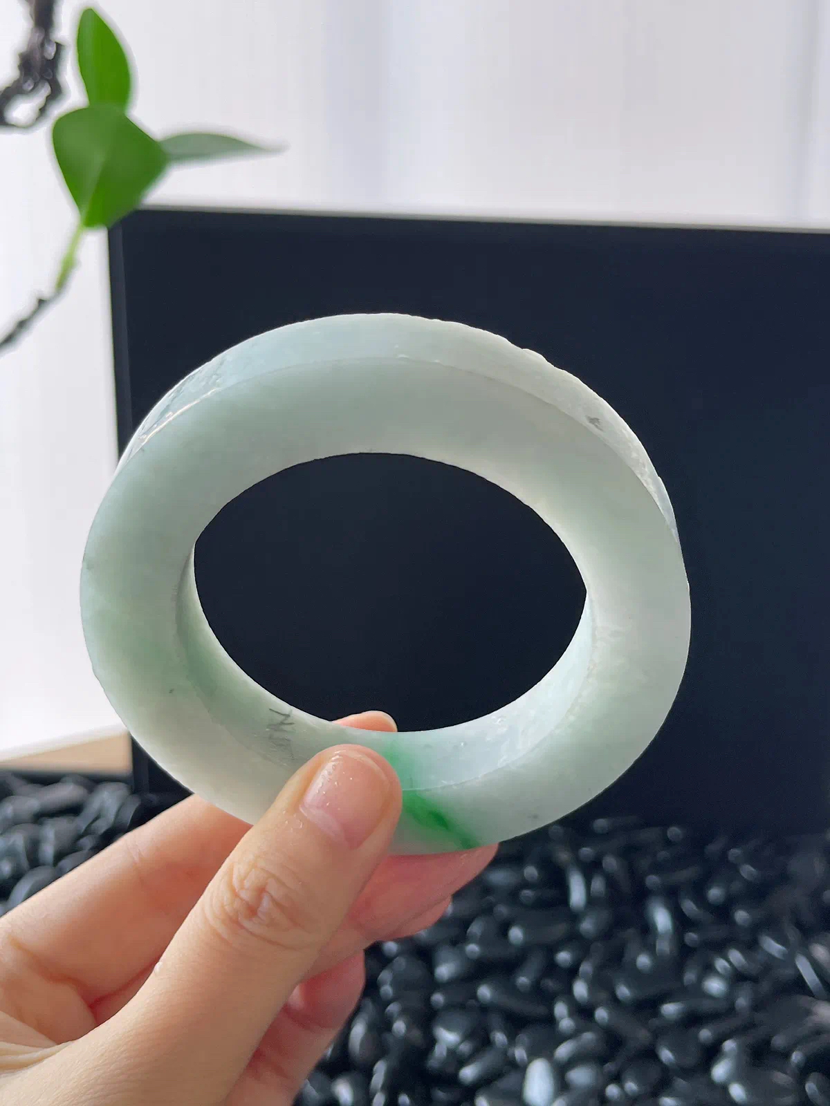 翡翠毛胚，⭕️正圈最大做61，圆条最大做57；最小做53.5