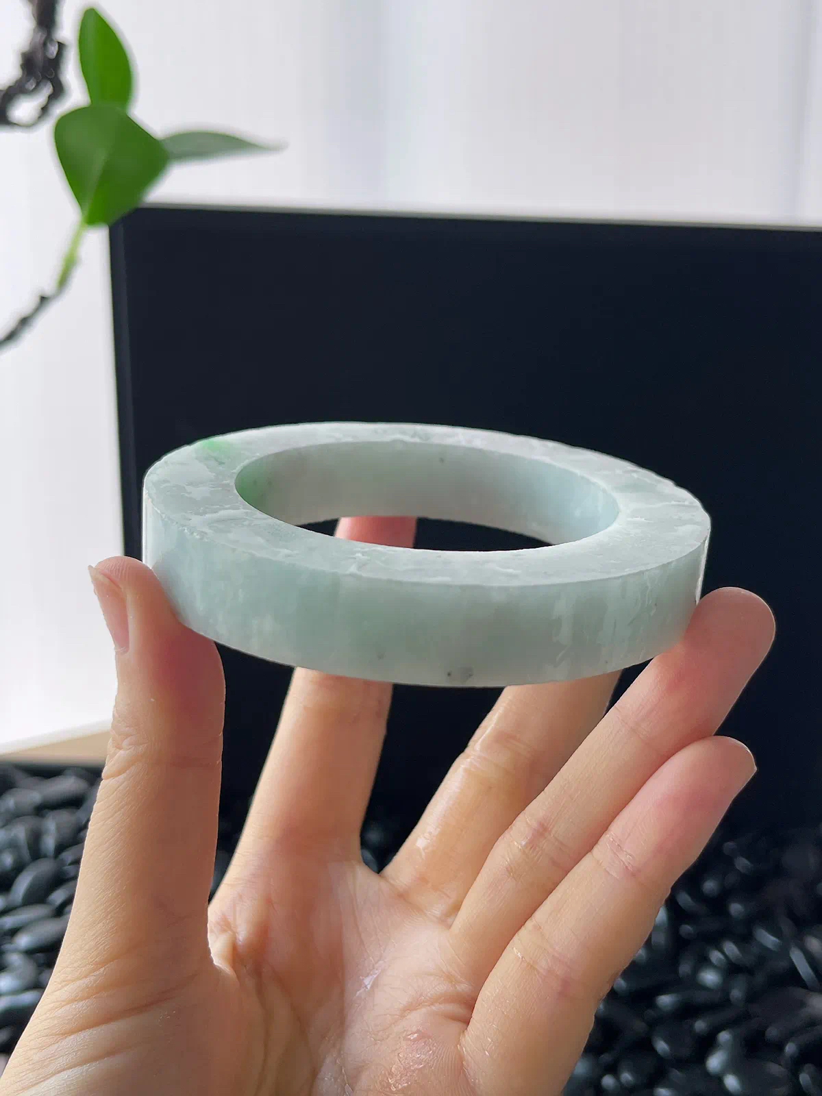 翡翠毛胚，⭕️正圈最大做61，圆条最大做57；最小做53.5