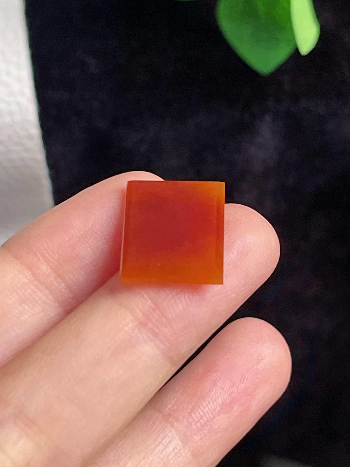 方形红翡裸件