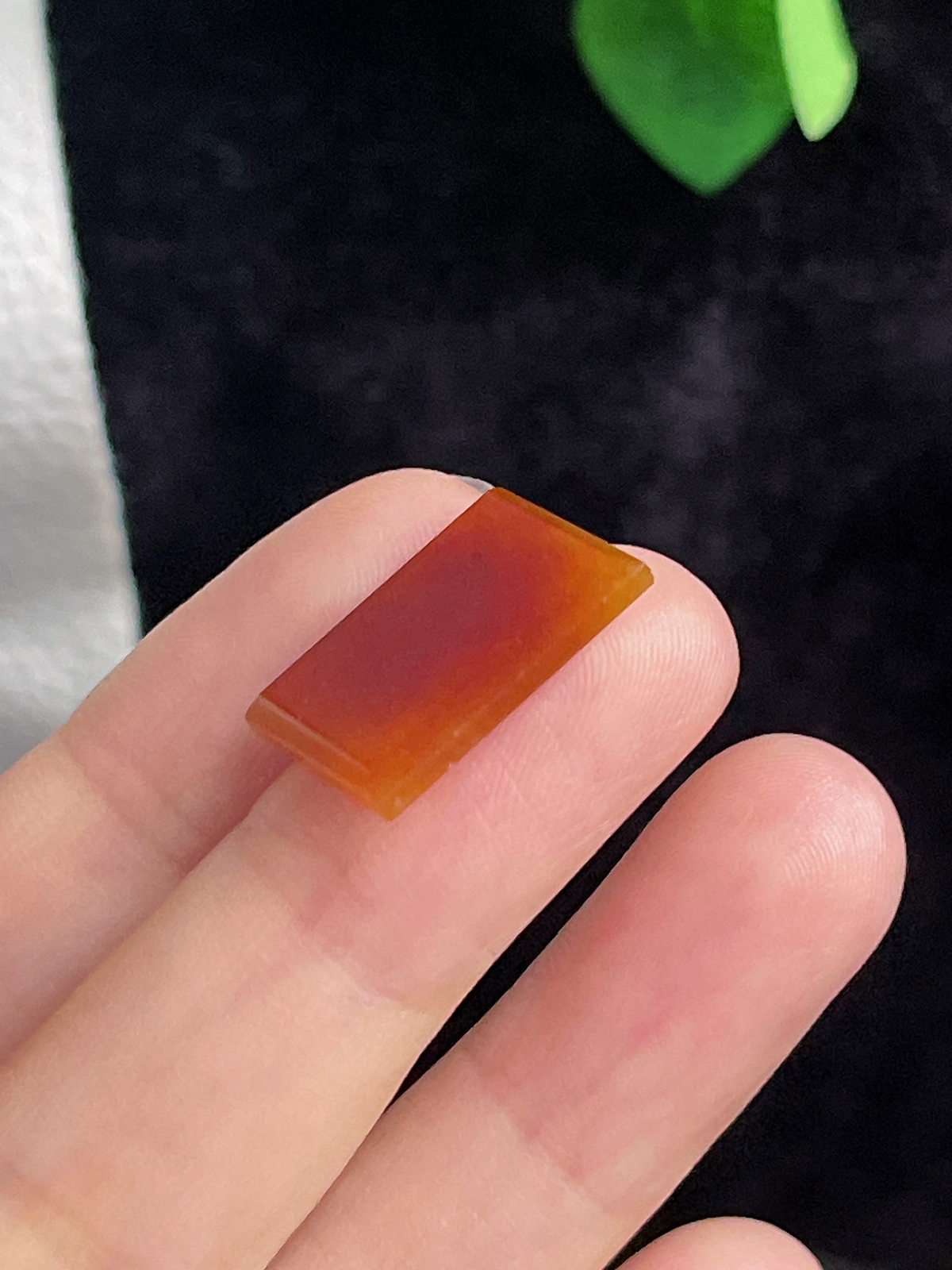 方形红翡裸件