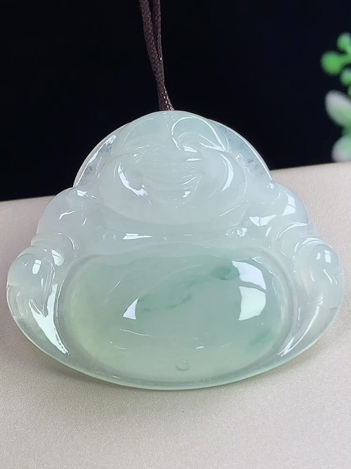 冰飘花佛公，无裂，尺寸31.5-36-6.1mm，w15yja