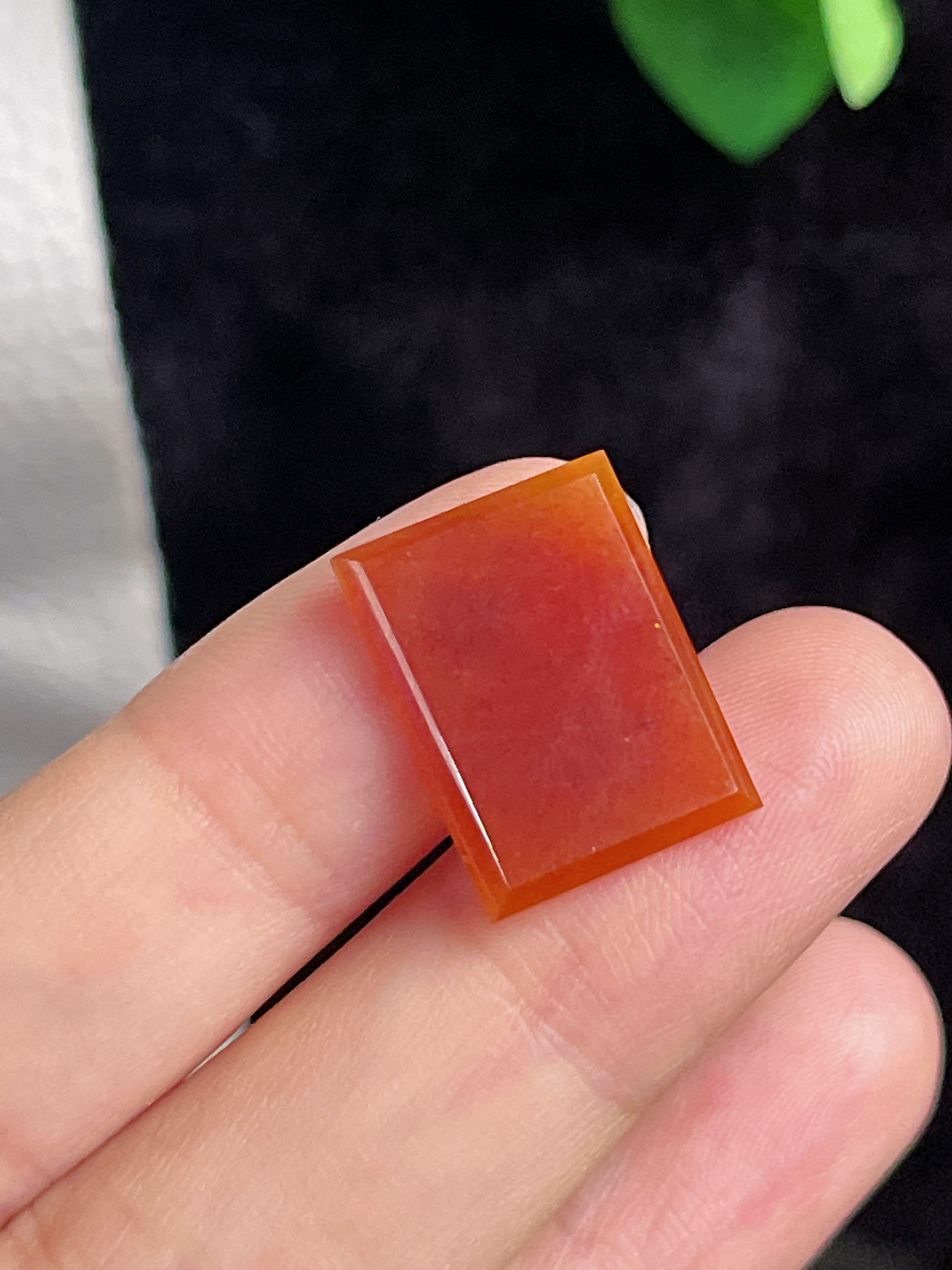 方形红翡裸件