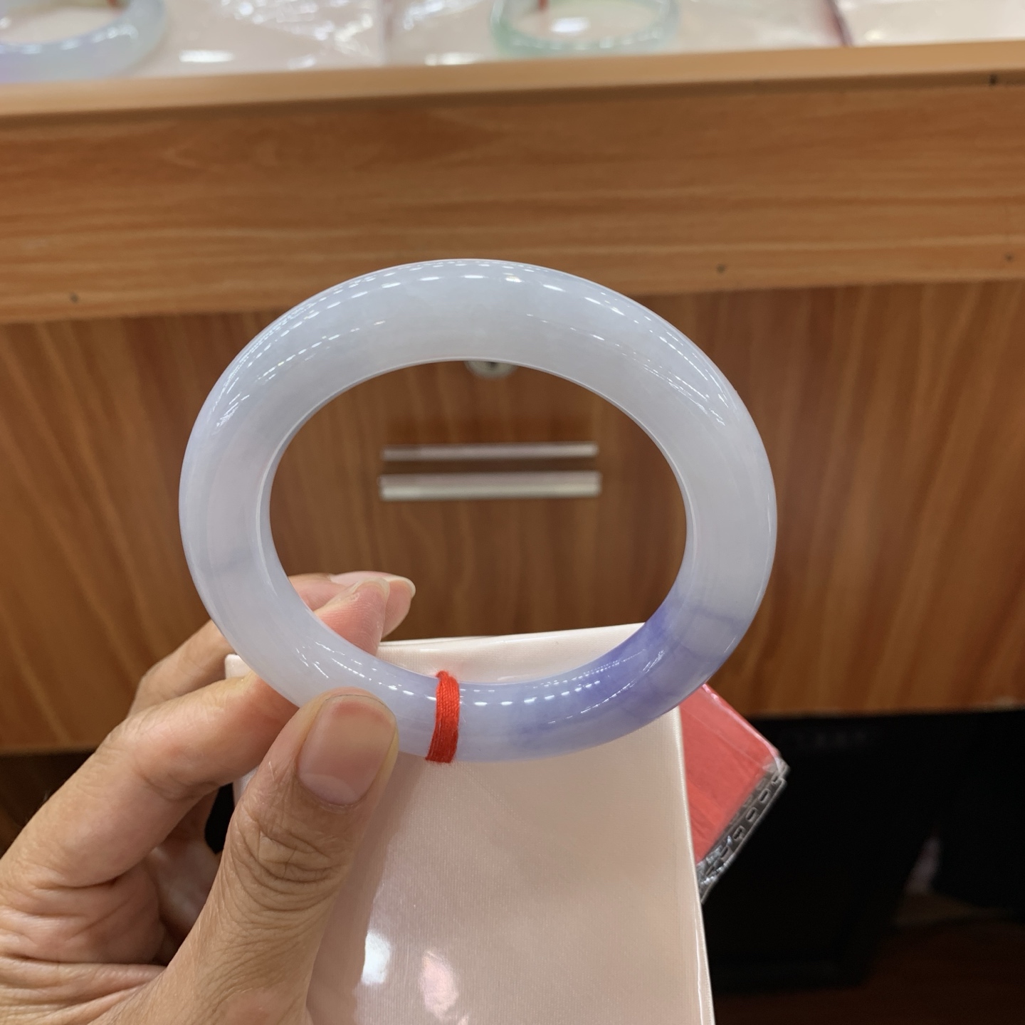 圆条翡翠手镯 56.8-11.7
