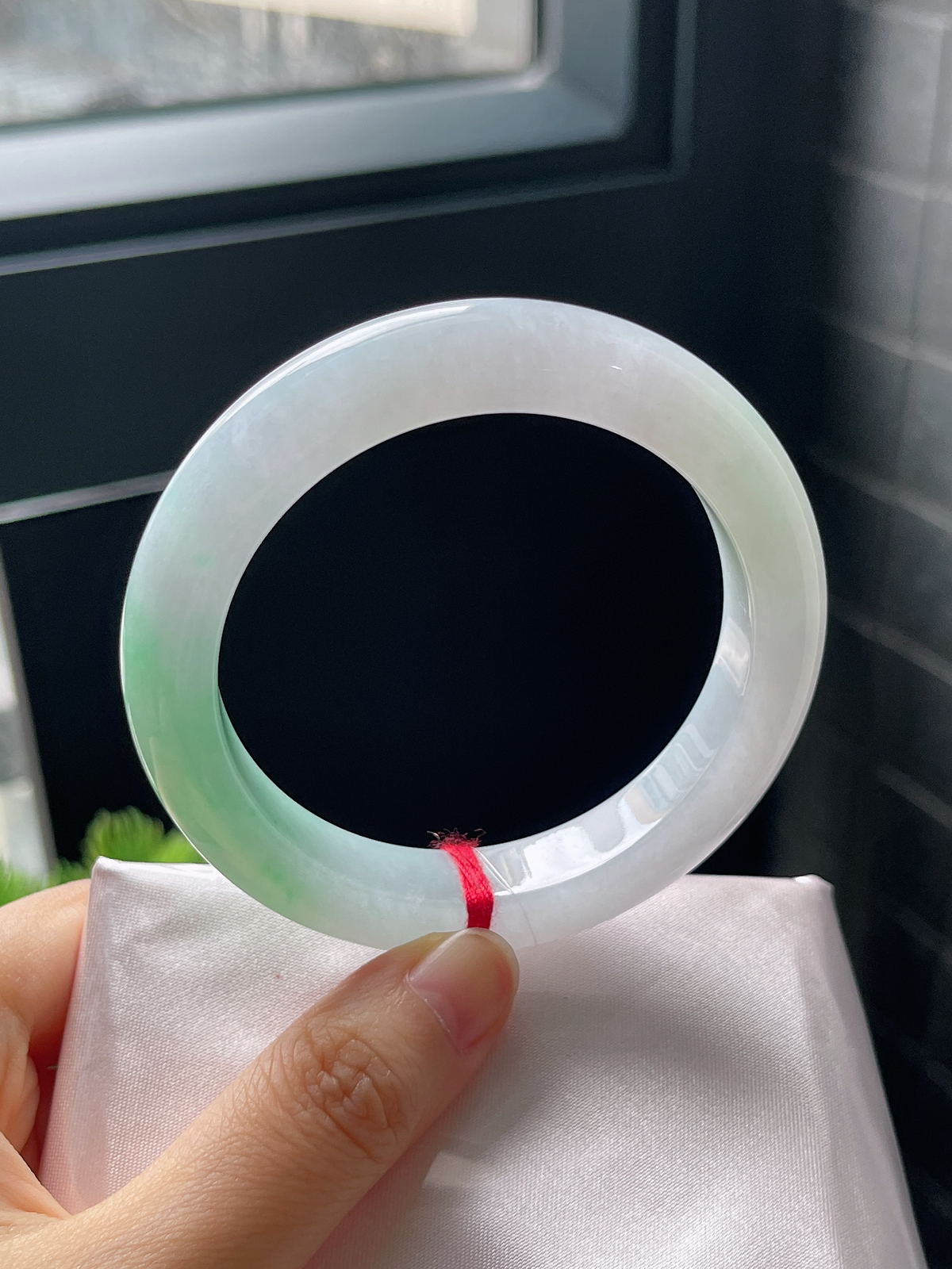 正圈56圈口，翡翠冰糯手镯