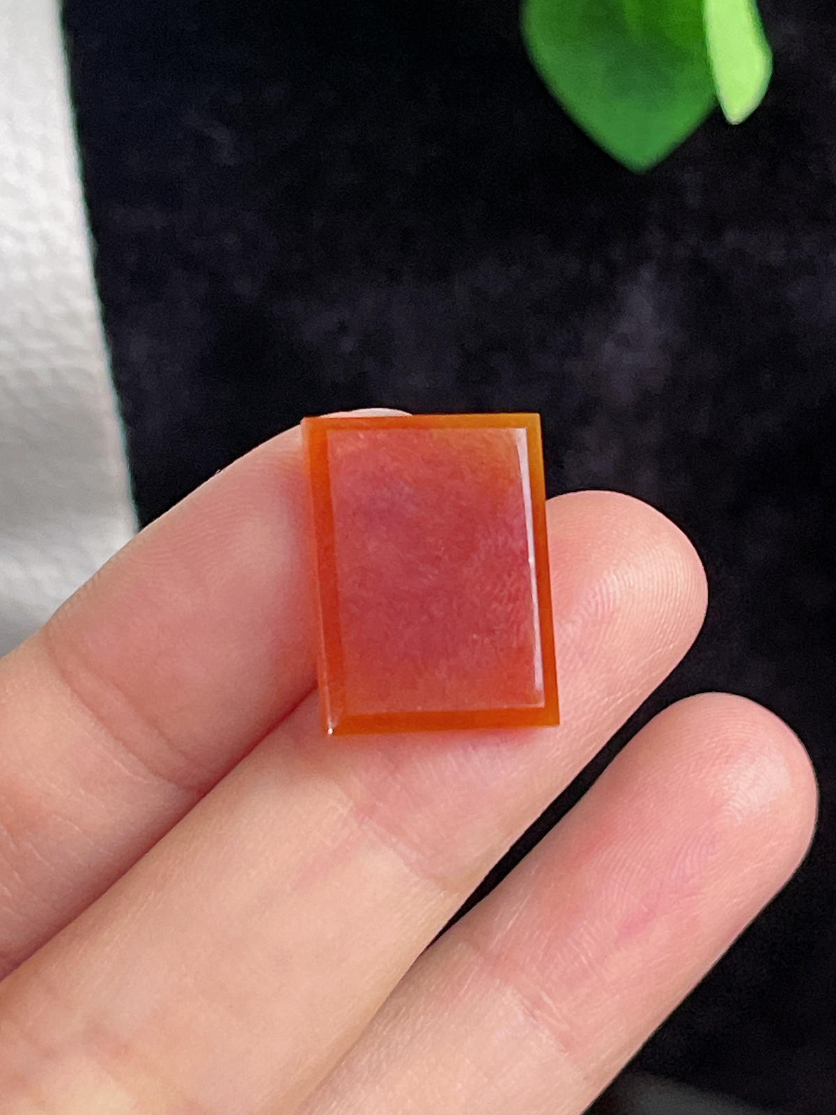方形红翡裸件