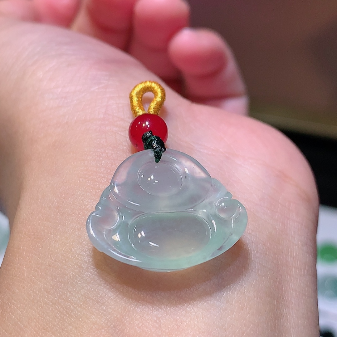 佛公挂件  笑口常开好运 来  佩戴温婉优雅货号16513，19.5-23-5.8