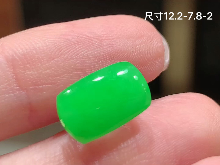 ️ 阳绿马鞍 老坑冰透 种老水足 水润光泽 性比高 无裂 尺寸看图