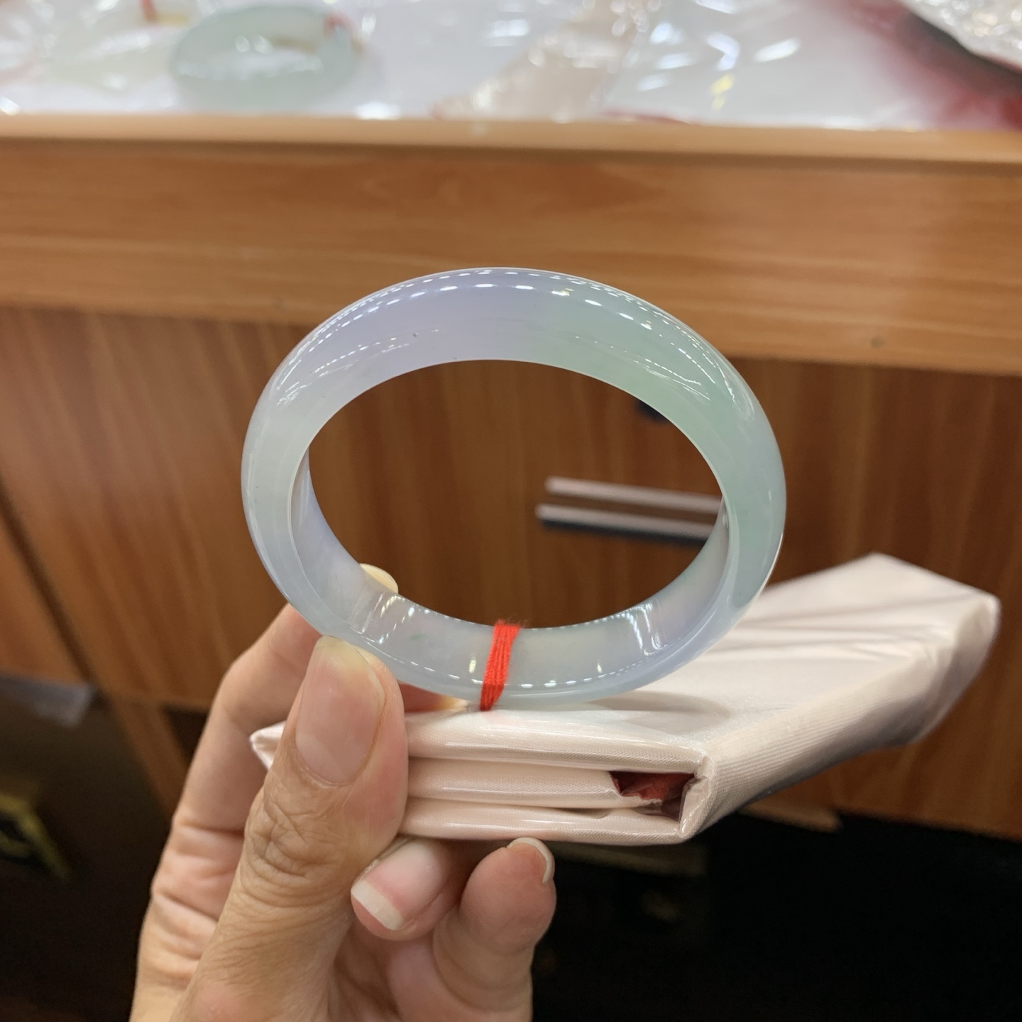 051512MMJ 春彩正圈翡翠手镯 51-11.6-6.8