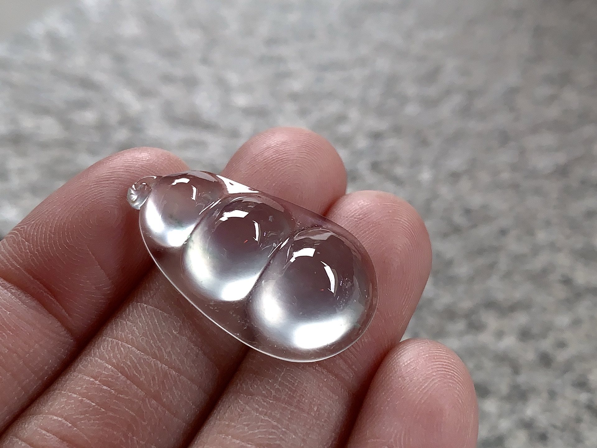 ️ 冰种福豆，肉质细腻 尺寸27×15.3×5.7