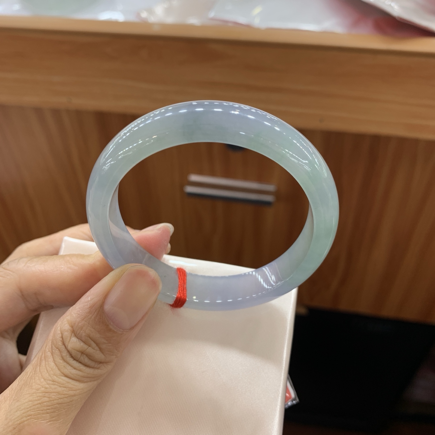 051512MMJ 春彩正圈翡翠手镯 51-11.6-6.8