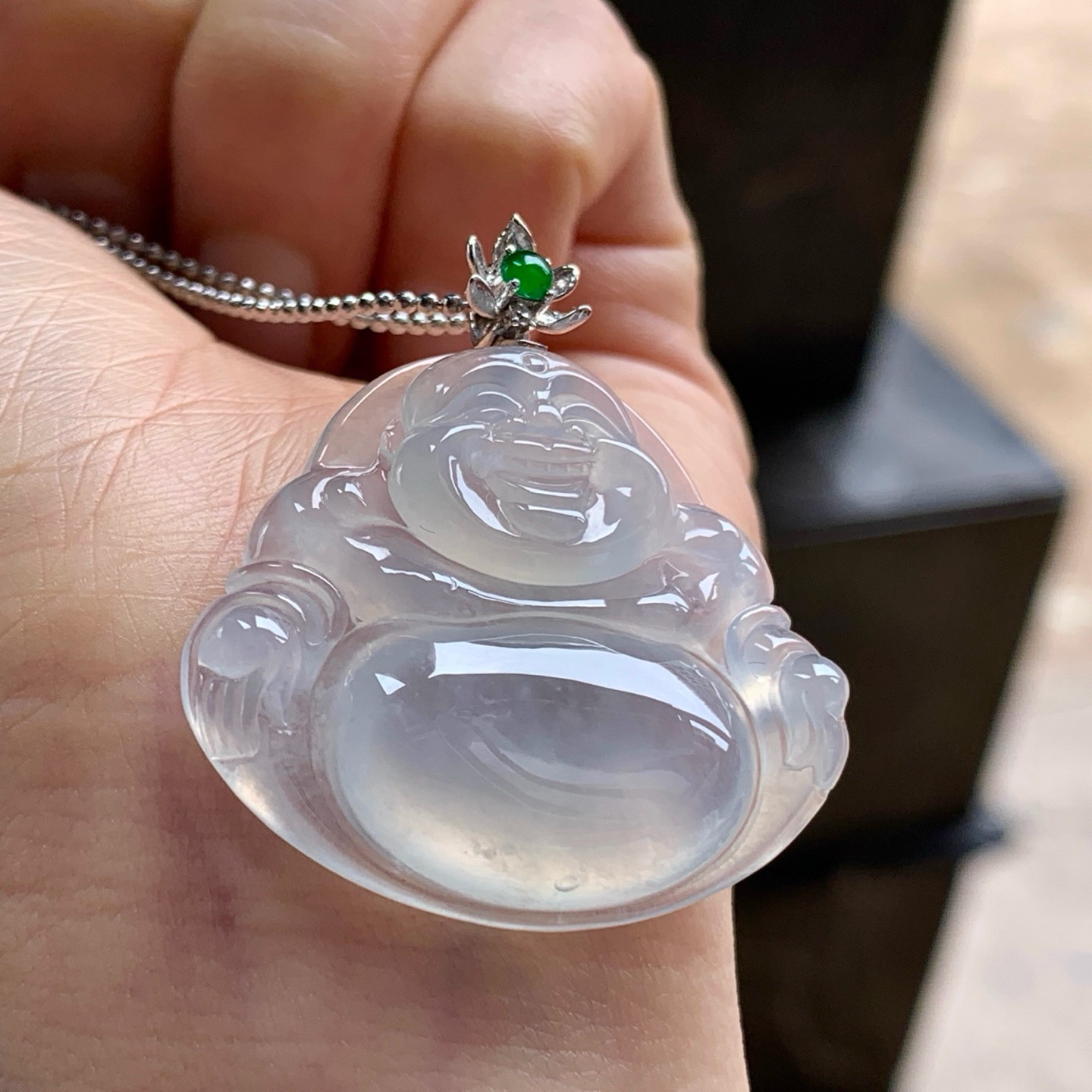 金扣冰种佛公^_^冰透