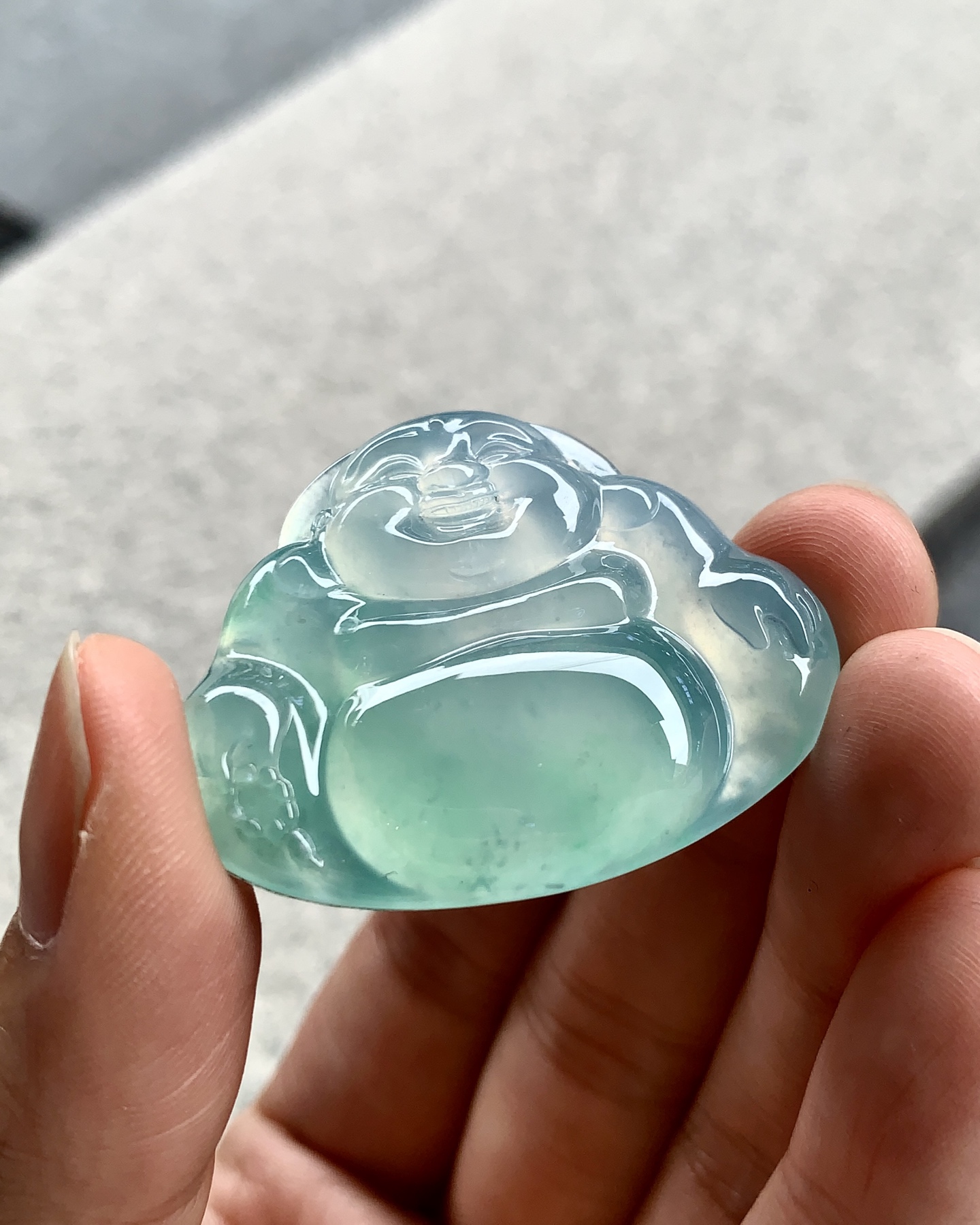 ️ 冰绿佛公，通体莹润