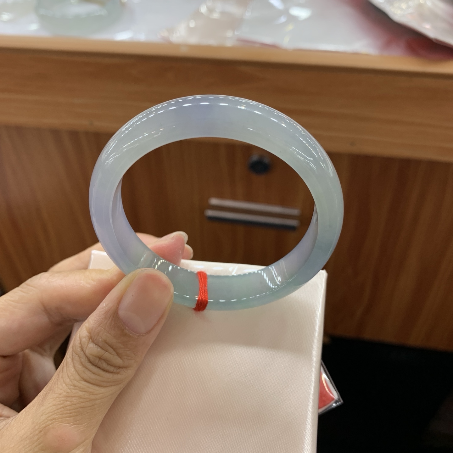 051512MMJ 春彩正圈翡翠手镯 51-11.6-6.8