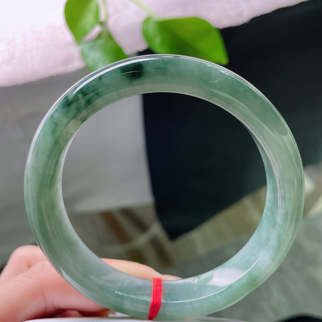 飘花正圈，大圈口，水头好，上手古典有韵味，有纹，ss51123a