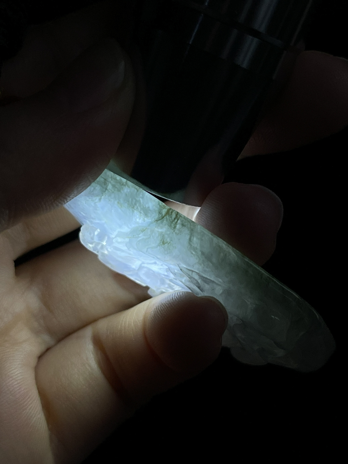 翡翠山水，配珠未测
